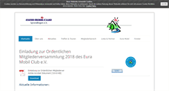 Desktop Screenshot of euramobilclub.de