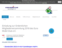 Tablet Screenshot of euramobilclub.de
